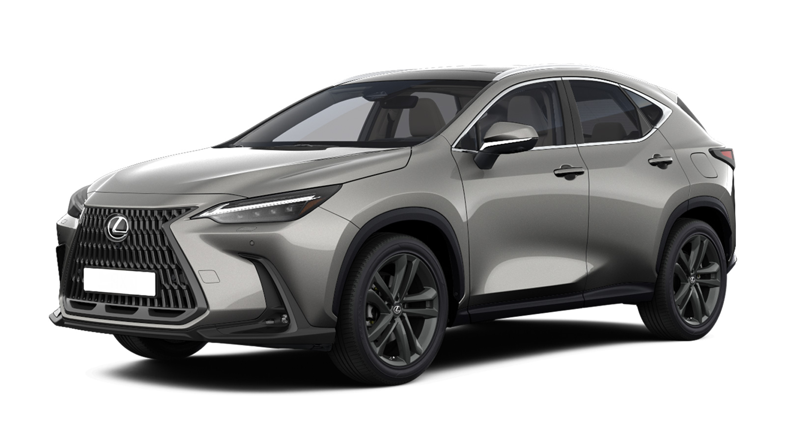 Ein brauner Lexus NX in der Seitenansicht